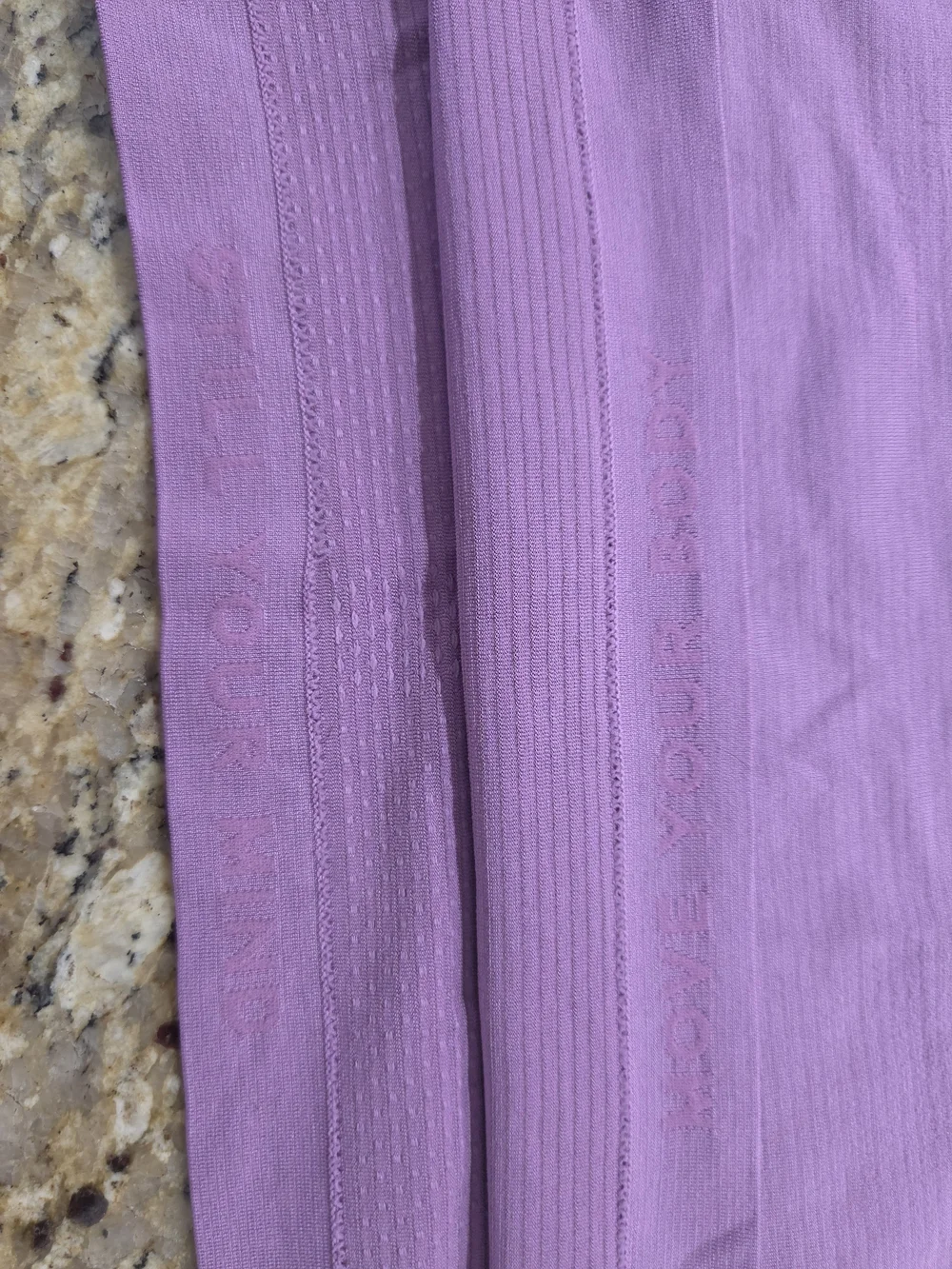 Lululemon Lavender Swiftly Active Tee with Reflective Logo